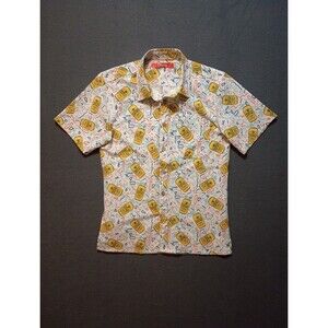 Shinesty Samuel Adams Summer Ale Sam Button Up Shirt Sam Size Small